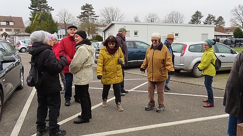 Treffen auf dem Parkplatz